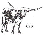 ranch and farm animal stamp 673