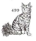cat stamp 499