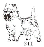 dog stamp 211