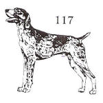 dog stamp 117