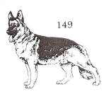 dog stamp 149