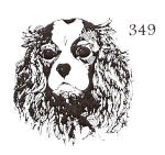 dog stamp 349